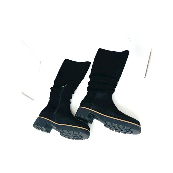 Blondo Kray tall Waterproof Boot in Black Suede size 8 - Picture 3 of 9